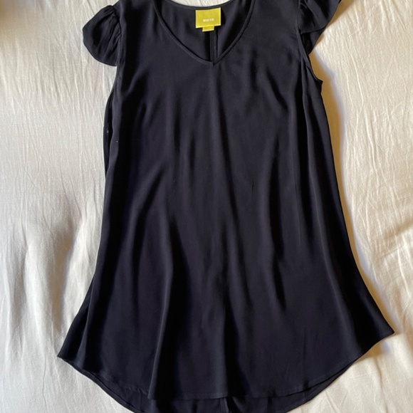 blue tunic blouse flowy top - Picture 9 of 9